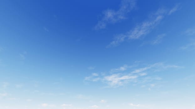 Cloudy blue sky abstract background, blue sky background with tiny clouds, 3d illustration