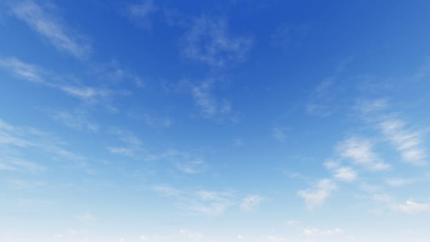 Cloudy blue sky abstract background, blue sky background with tiny clouds, 3d illustration