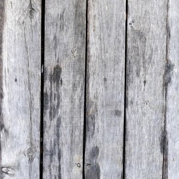 texture of old boards assembled into a panel