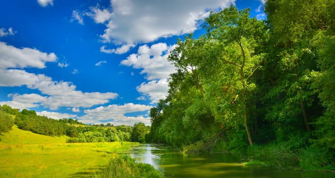 River in countryside