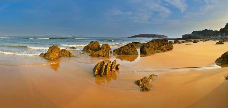 Beach at Santander, Cantabria, Spain