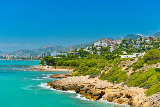 Summer coast of Spain