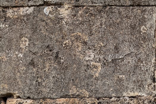 Texture of stone plate in ancient city Hierapolis