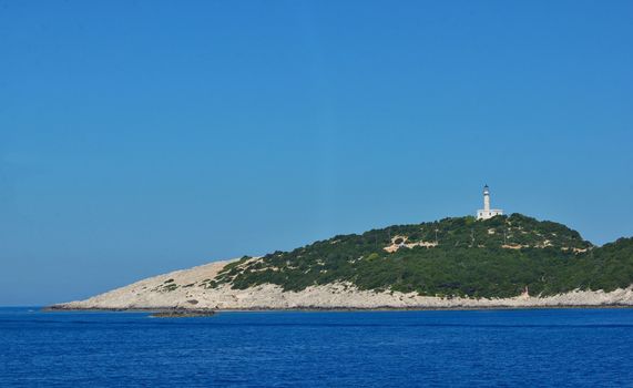 Cape Doukato, Lefkada island, Greece in summer