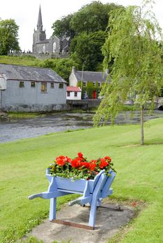 scenic view of castletownroche park and church in county cork ireland