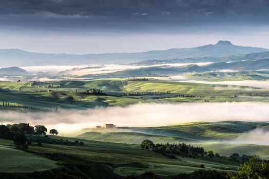 Sunrise over Val d'Orcia