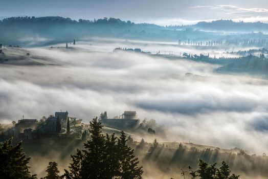 Sunrise over Val d'Orcia