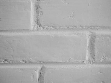 PHOTO OF PLAIN WHITE BRICK WALL BACKGROUND TEXTURE
