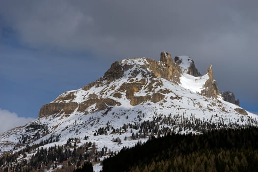 View of the Mountain above Moena