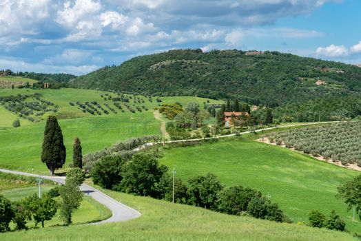 Countryside of Val d'Orcia in Tuscany