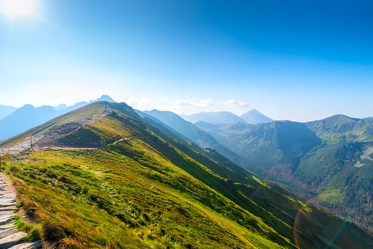 Kasprowy Wierch - a beautiful natural attraction of Poland, Mountain View