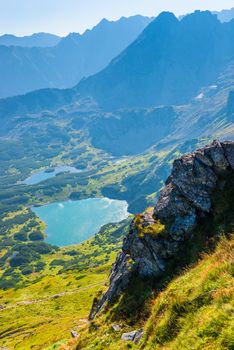 clean mountain lakes in the Tatras, Poland