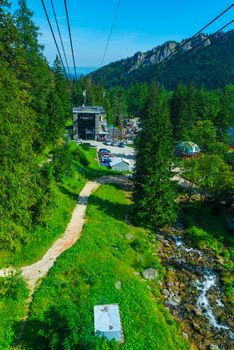 Kuznice station in Zakopane for cable car lift to Kasprowy Wierch