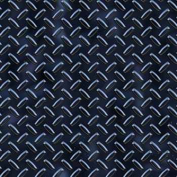 Black blue diamond shiny metal plate seamless pattern, or texture.