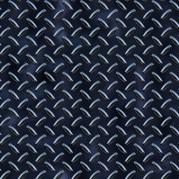 Blue black diamond shiny metal plate seamless pattern, or texture.