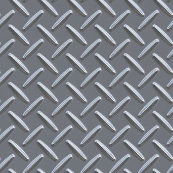 Silver gray diamond shiny metal plate seamless pattern, or texture.