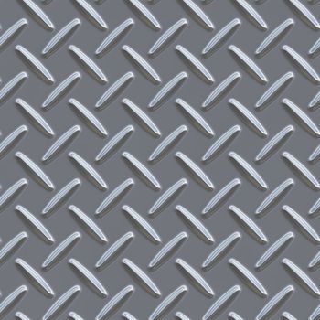 Silver gray diamond shiny metal plate seamless pattern, or texture.