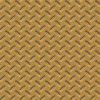 Gold yellow diamond shiny metal plate seamless pattern, or texture.