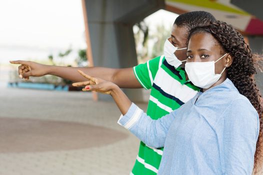 young people are showing us the location of the pollution.