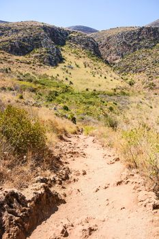 proud to walk in the mountain of sicily lands