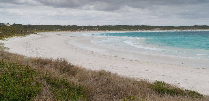 Twilight Beach close to Esperance on an overcast day, Western Australia