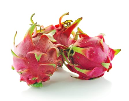 Dragon Fruit on white background