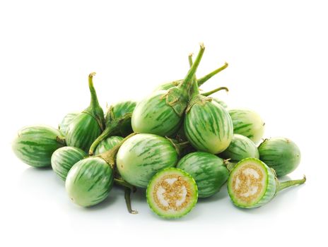 eggplants Isolated on white background