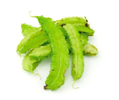 Green Winged Beans, Vegetable isolated On White Background