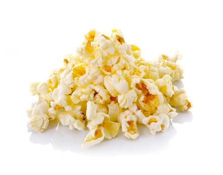 Pop Corn isolated on white background