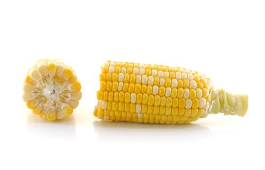 corn on a white background
