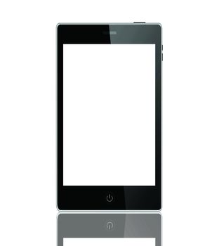 Illustration of a new smart mobile phone