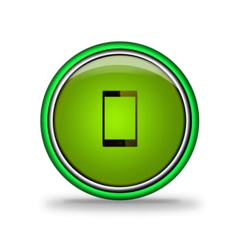 green shiny button with elements,  design for website.