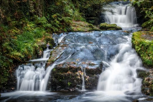 Waterfall at the East Lyn River