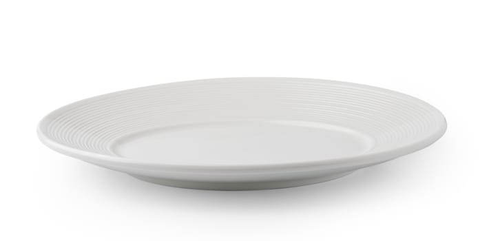 white plate isolated on white background