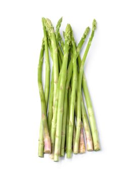 asparagus on white background