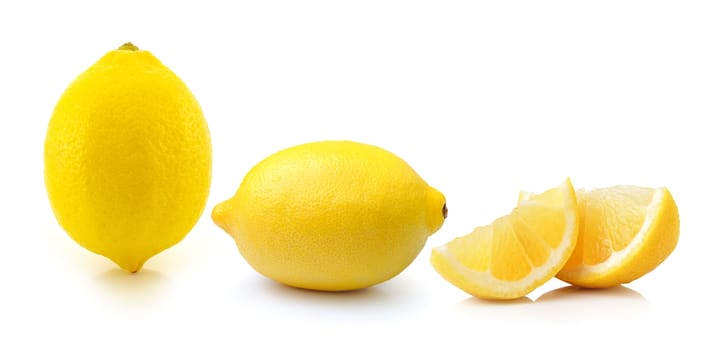 lemon fruit isolated on white background