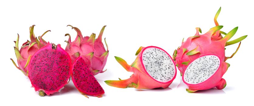 Dragon Fruit isolated on white background