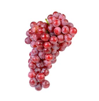 grapes isolated on over white background