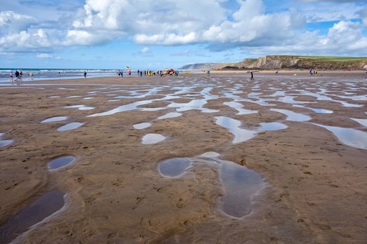 The beach at Bude