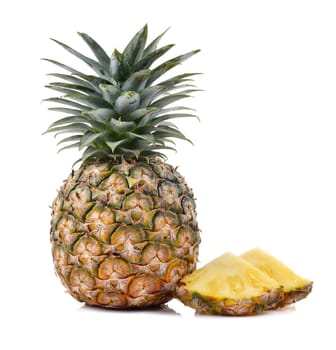 pineapple on white background