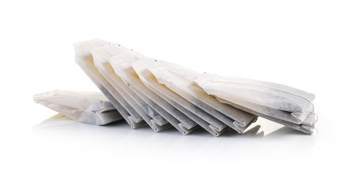 Teabag Isolated on white background