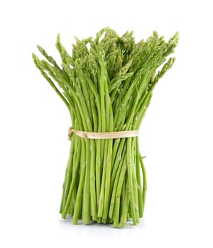 asparagus on white background