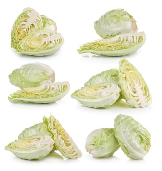 Cabbage on white background