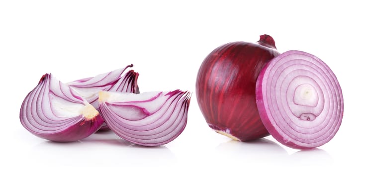 onion on white background