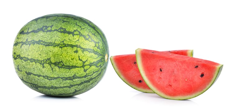 watermelon on white background