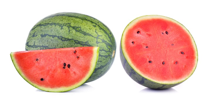 watermelon on white background