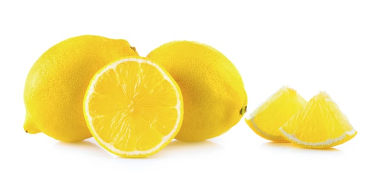 lemon isolated on white