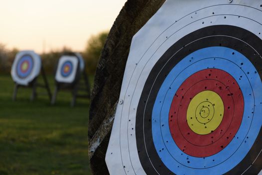 Target for archery in Masiach, Bavaria