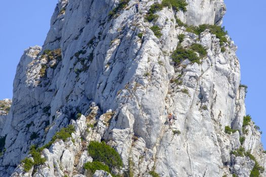 Landscape Kampenwand in Bavaria, Germany in spring