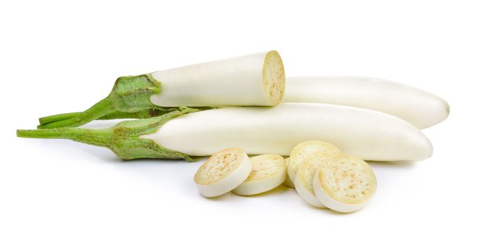 eggplant isolated on a white background